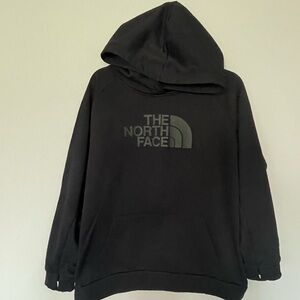 The North Face Women’s Polyester Hoodie in Black with Thumb Holes Size XL